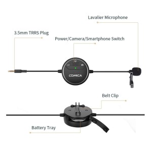 میکروفون یقه ای با سیم کامیکا مدل SIG.LAV V03